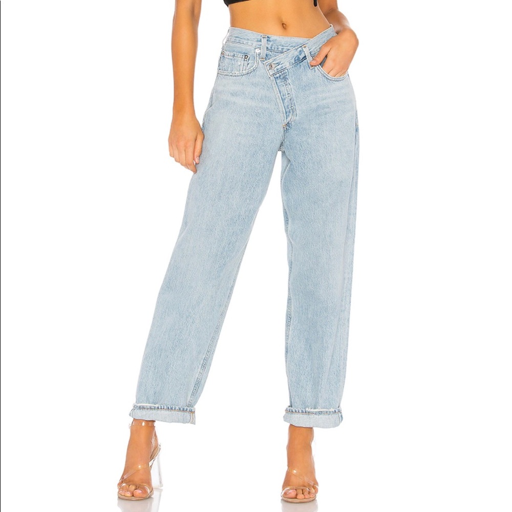 AGOLDE Criss Cross Upsized Jean in Suburbia